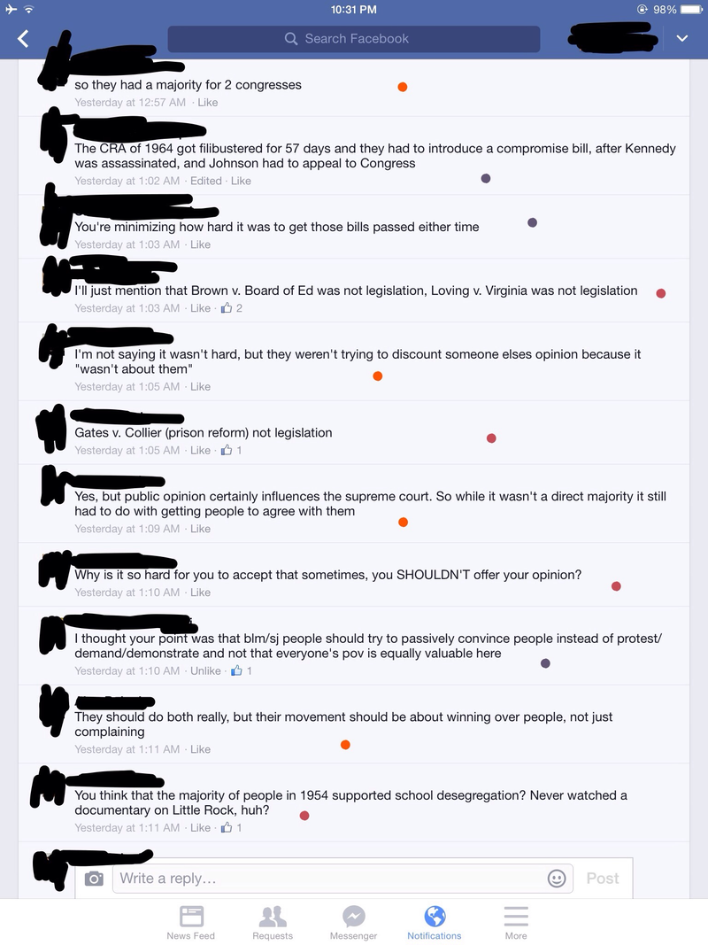 Illustration for article titled Don't Argue with Idiots on FB: A Lesson In 19 Screenshots